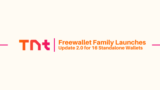 Freewallet Family Launches Update 2.0 for 16 Standalone Wallets