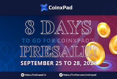 CoinxPad Presale to Kick off on September 25th